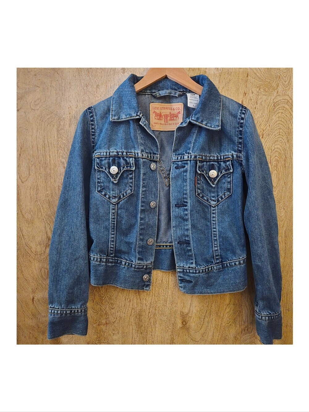 Vintage Y2K Levi's Type 1 Iconic Denim Jeans Jacket